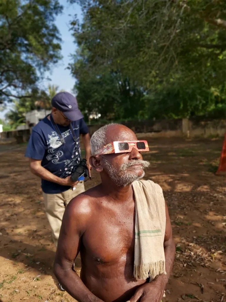 Annular Solar Eclipse Outreach, Kandavarayanpatti