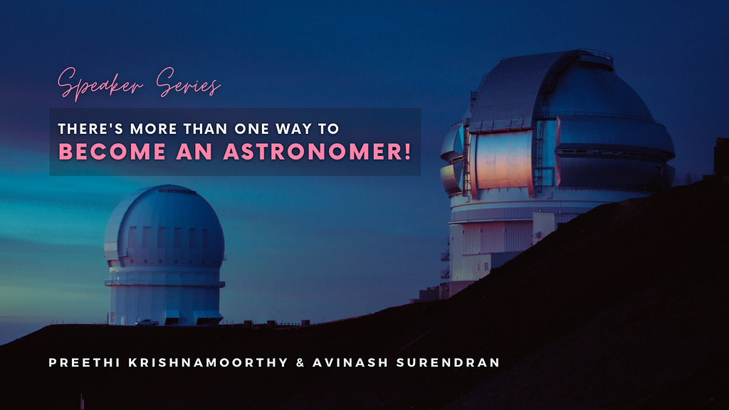 Speaker Series - There's more than one way to become an astronomer!